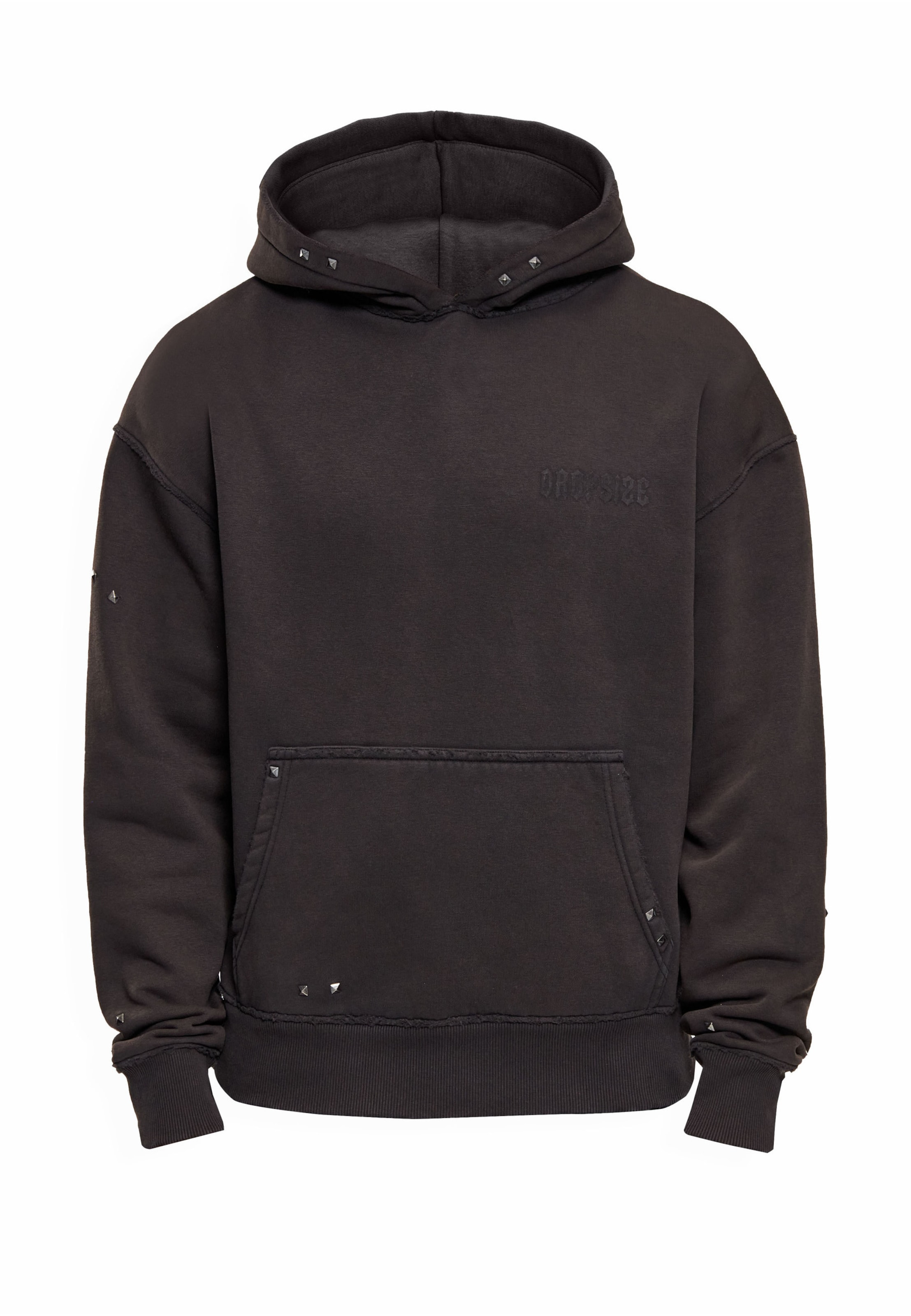 Sweat-shirt Dropsize en marron : devant