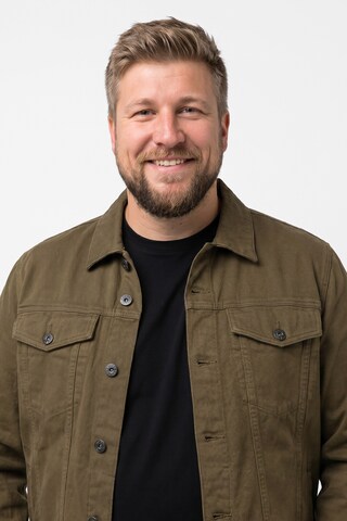 Men Plus Übergangsjacke in Grün