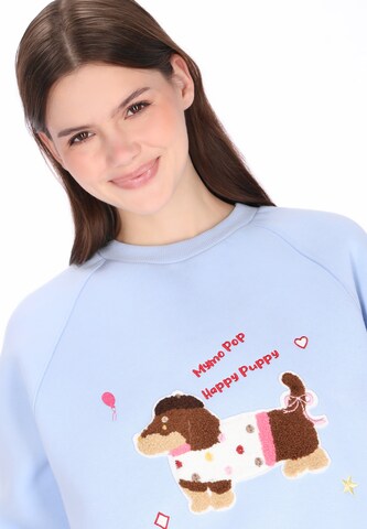 Sweat-shirt 'Pop' MYMO en bleu