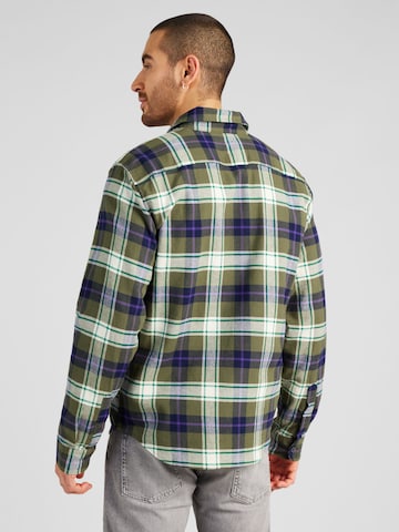 GAP Regular fit Button Up Shirt in Green