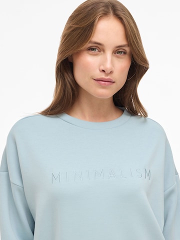 VILA Sweatshirt 'VIReflect' i blå