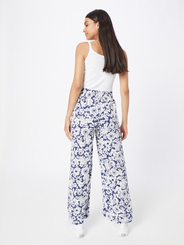 Gina Tricot Wide leg Trousers 'Disa' in Blue