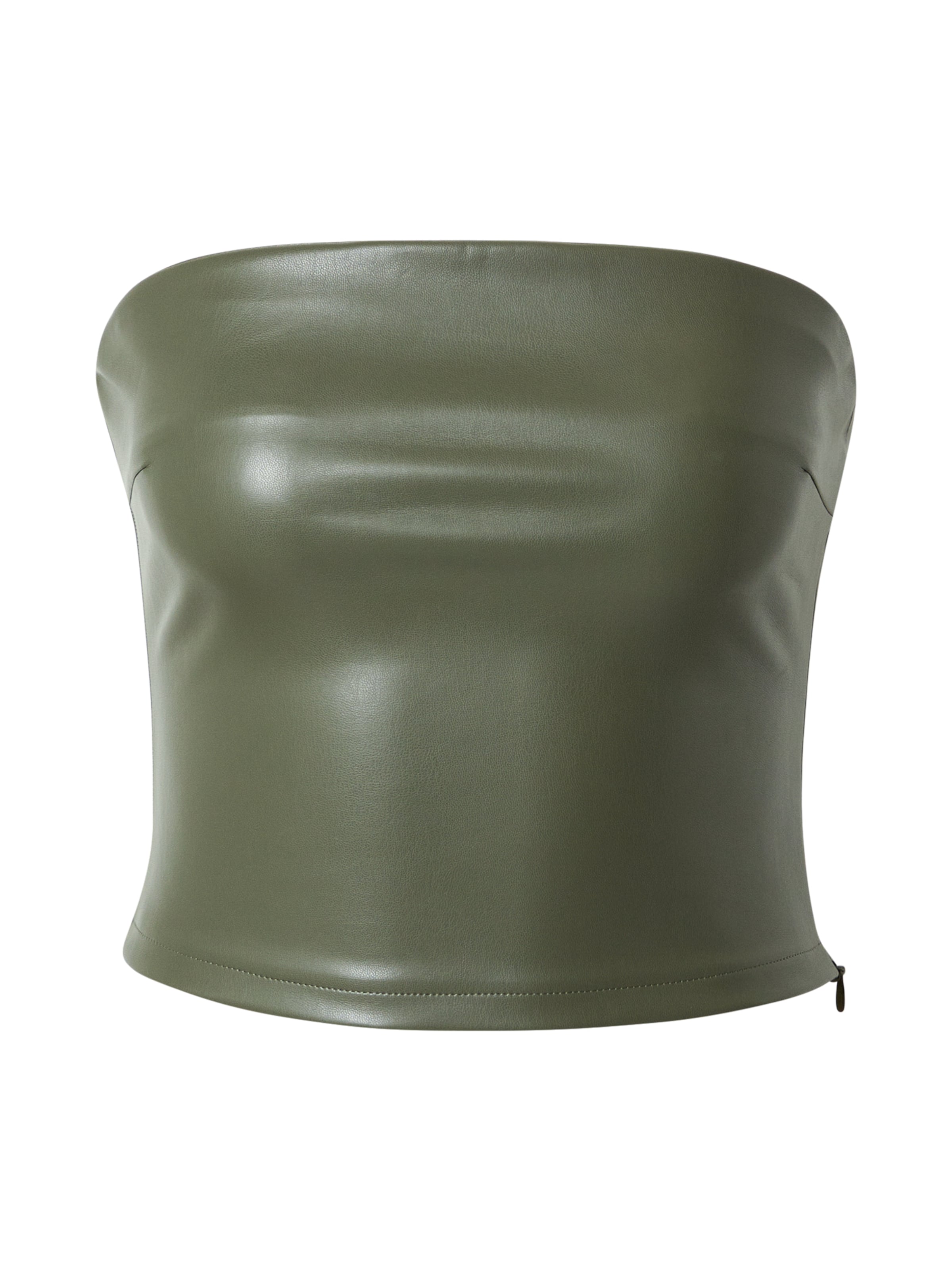 LENI KLUM x ABOUT YOU - Top 'Cassidy' en verde: frente