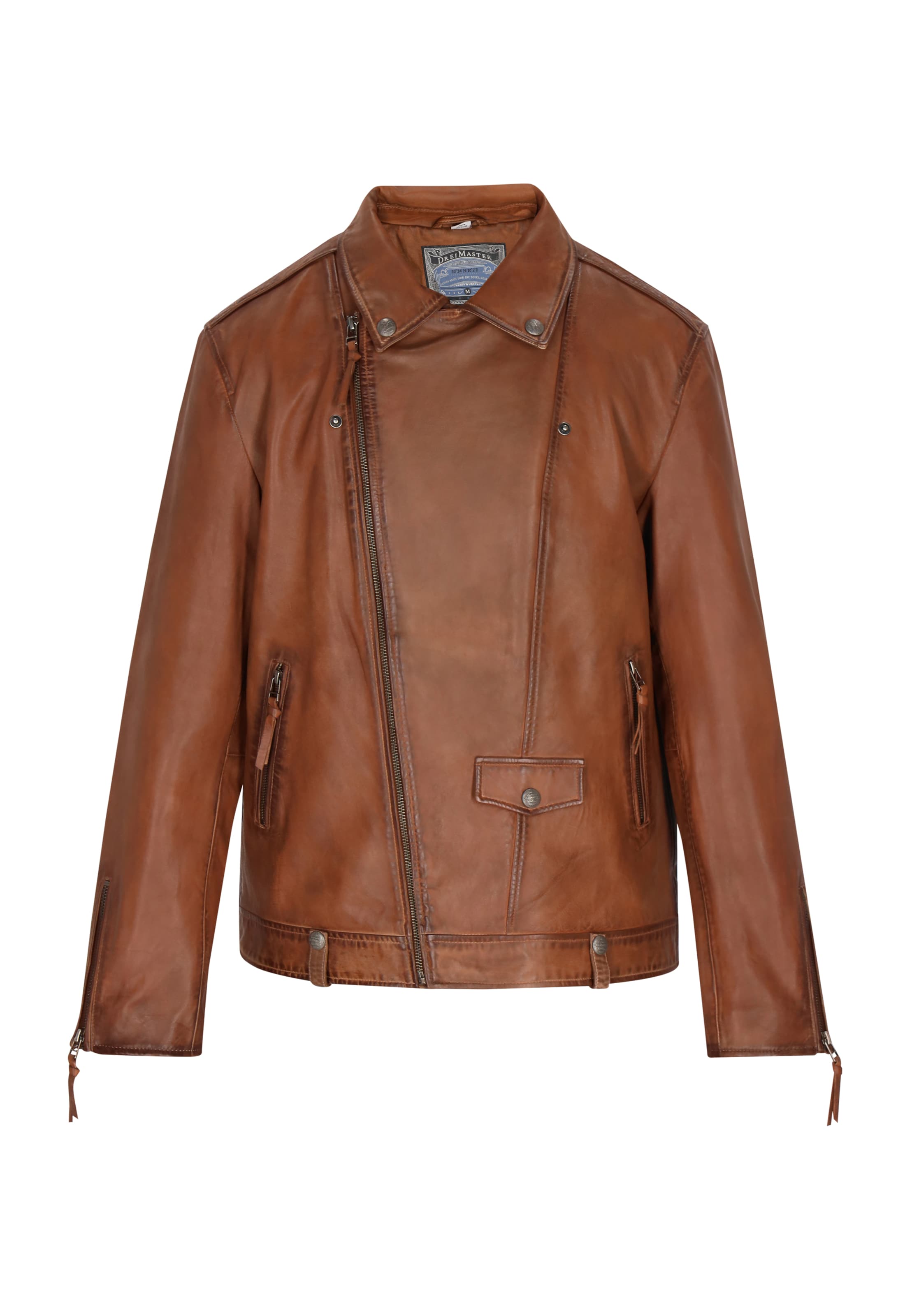 DreiMaster Vintage Φθινοπωρινό και ανοιξιάτικο μπουφάν σε καφέ: μπροστά