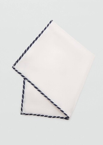 MANGO MAN Tuch 'Bordon' in Weiß