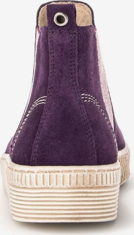 GABOR Chelsea Boots in Purple
