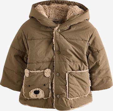 Next Välikausitakki värissä ruskea: etupuoli