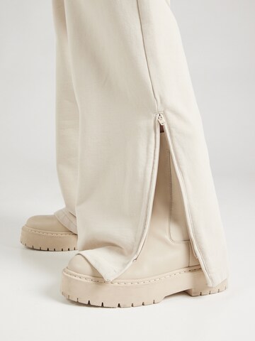 REPLAY - Pierna ancha Pantalón en beige