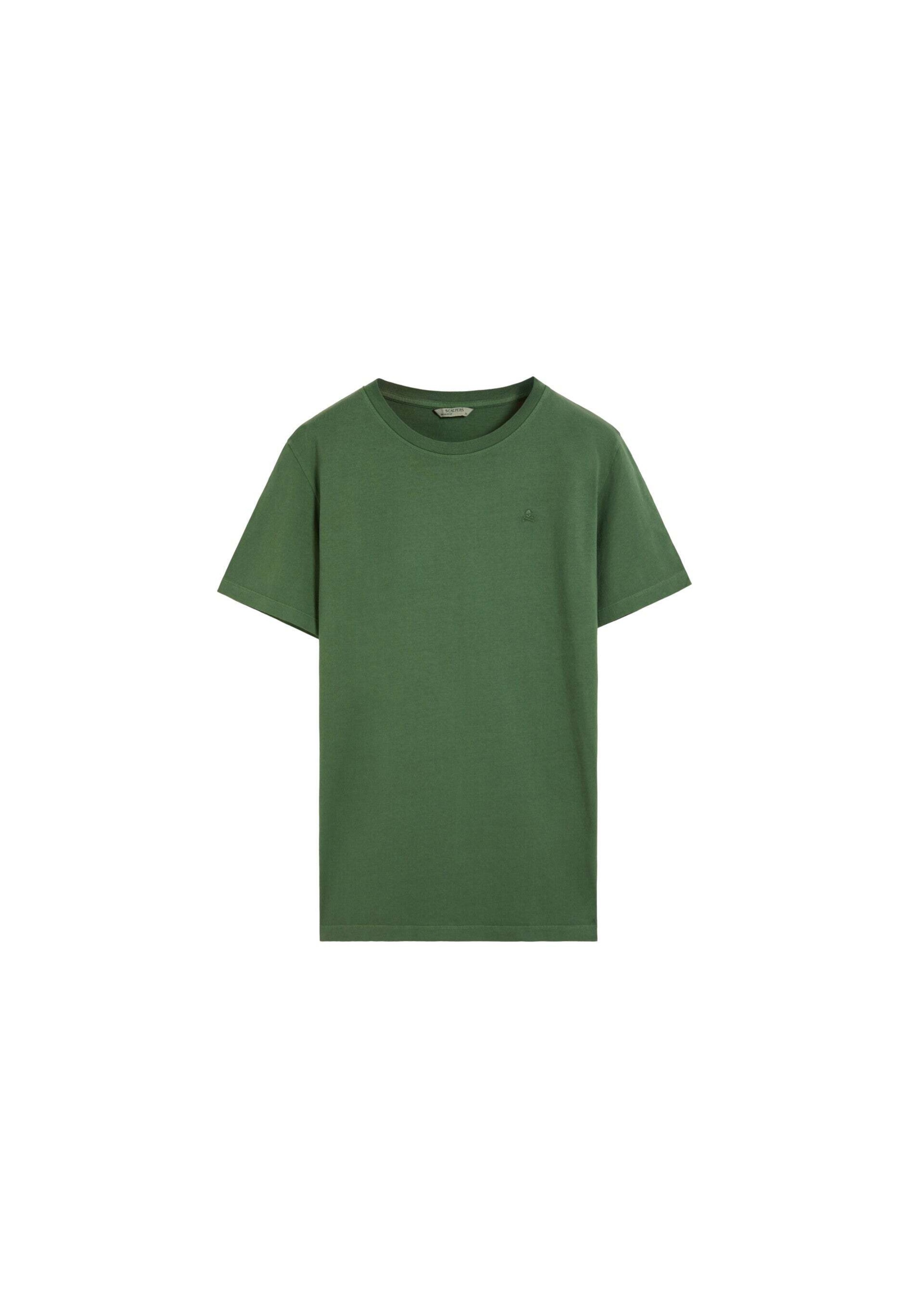 Scalpers Shirt in Groen: voorkant