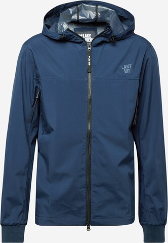 Lake View Between-Season Jacket 'Flynn' in Blue: front