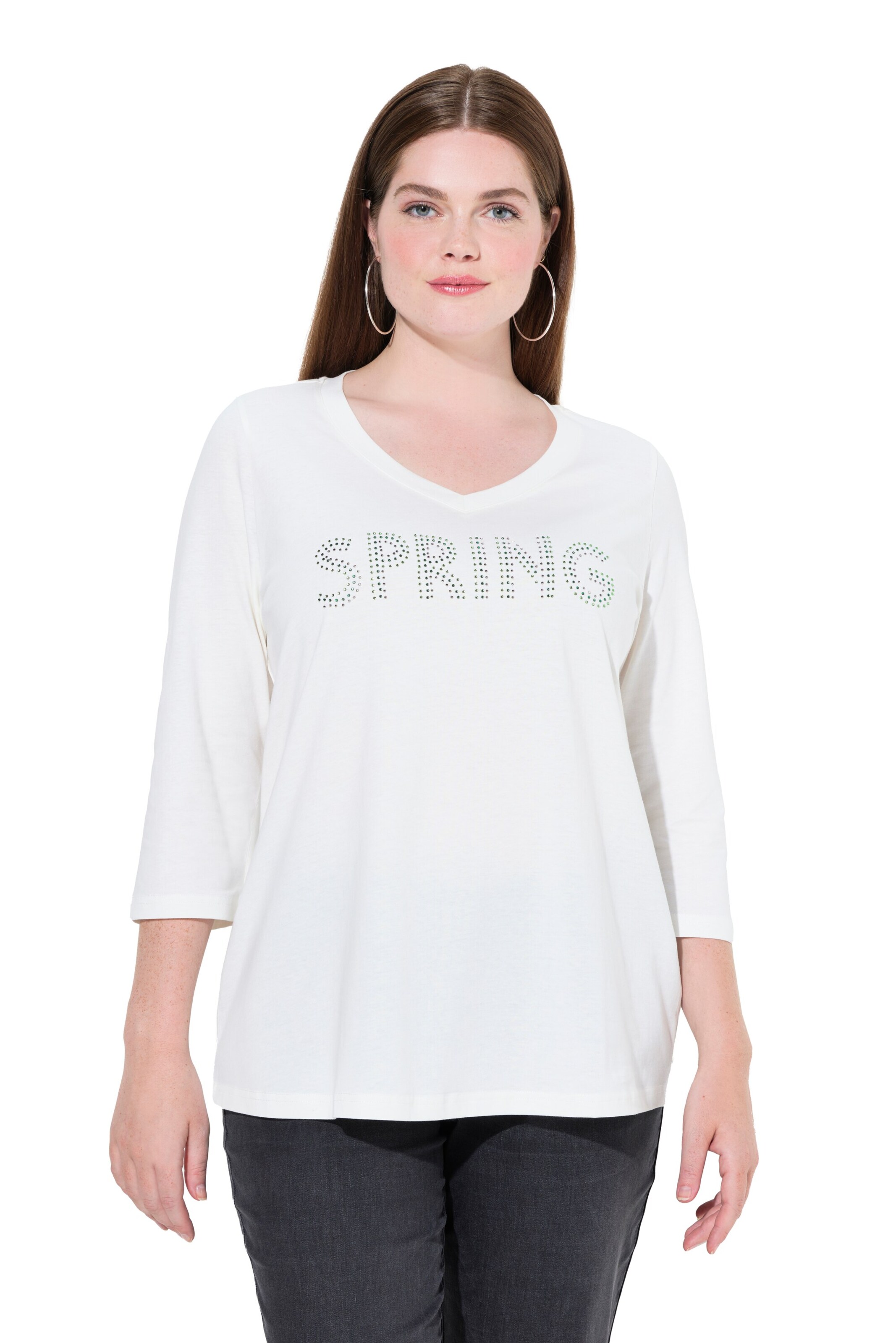 Ulla Popken Shirt in White: front