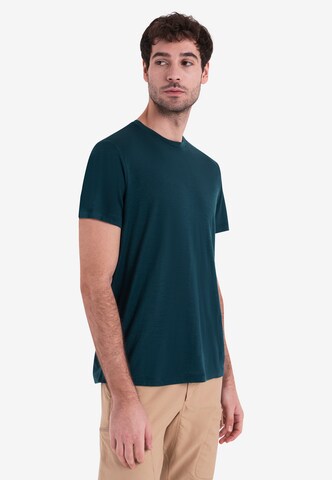 ICEBREAKER - Camisa funcionais 'Tech Lite III' em verde: frente