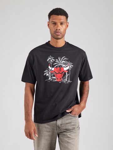 Maglietta 'NBA PALM TREE CHIBUL' di NEW ERA in nero: frontale