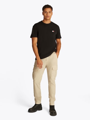 smėlio Tommy Jeans Prigludęs Laisvo stiliaus kelnės 'AUSTIN'