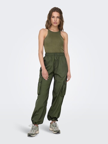 ONLY Tapered Cargo Pants 'JOSE' in Green