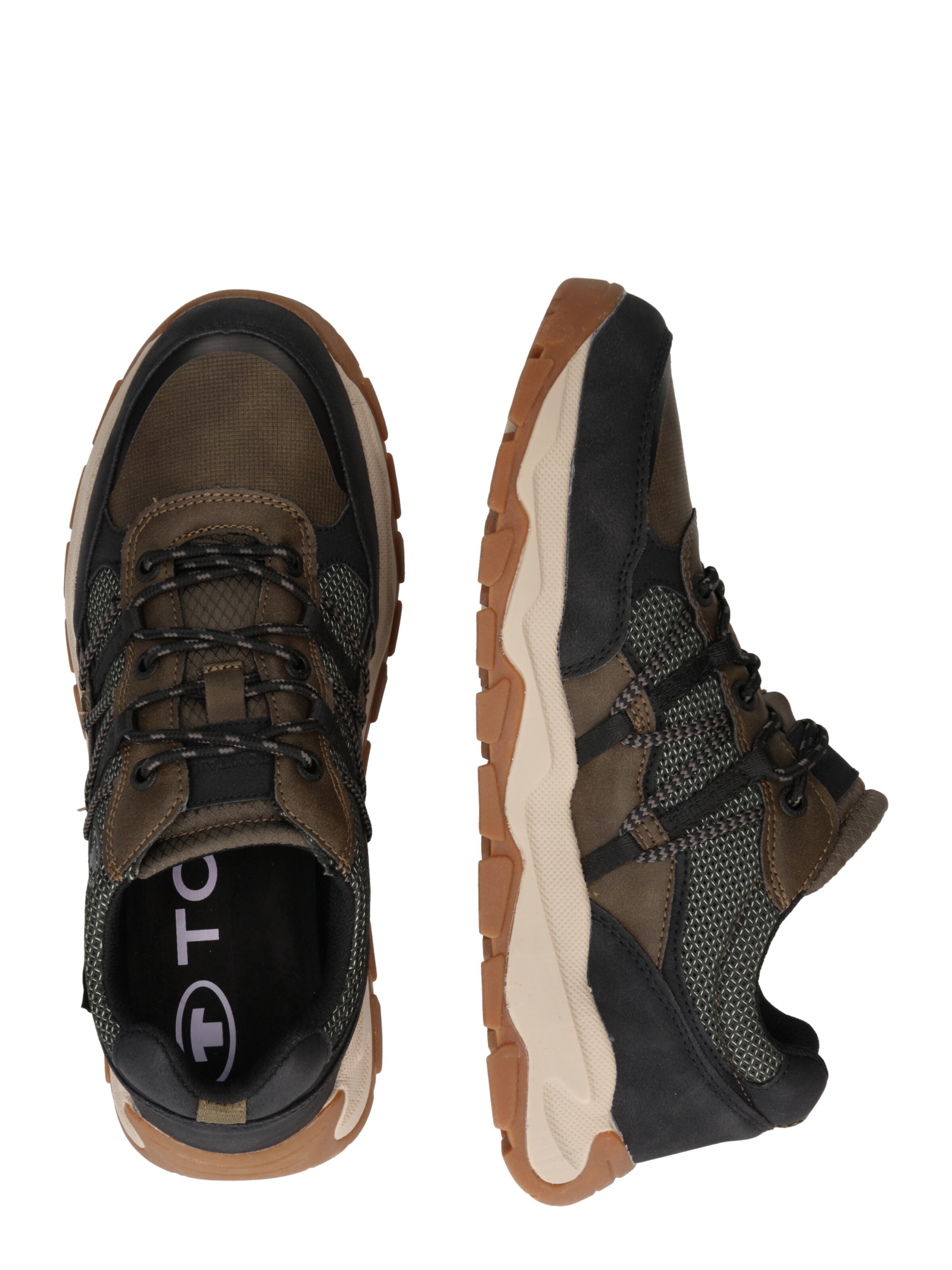 zaļš TOM TAILOR Zemie brīvā laika apavi