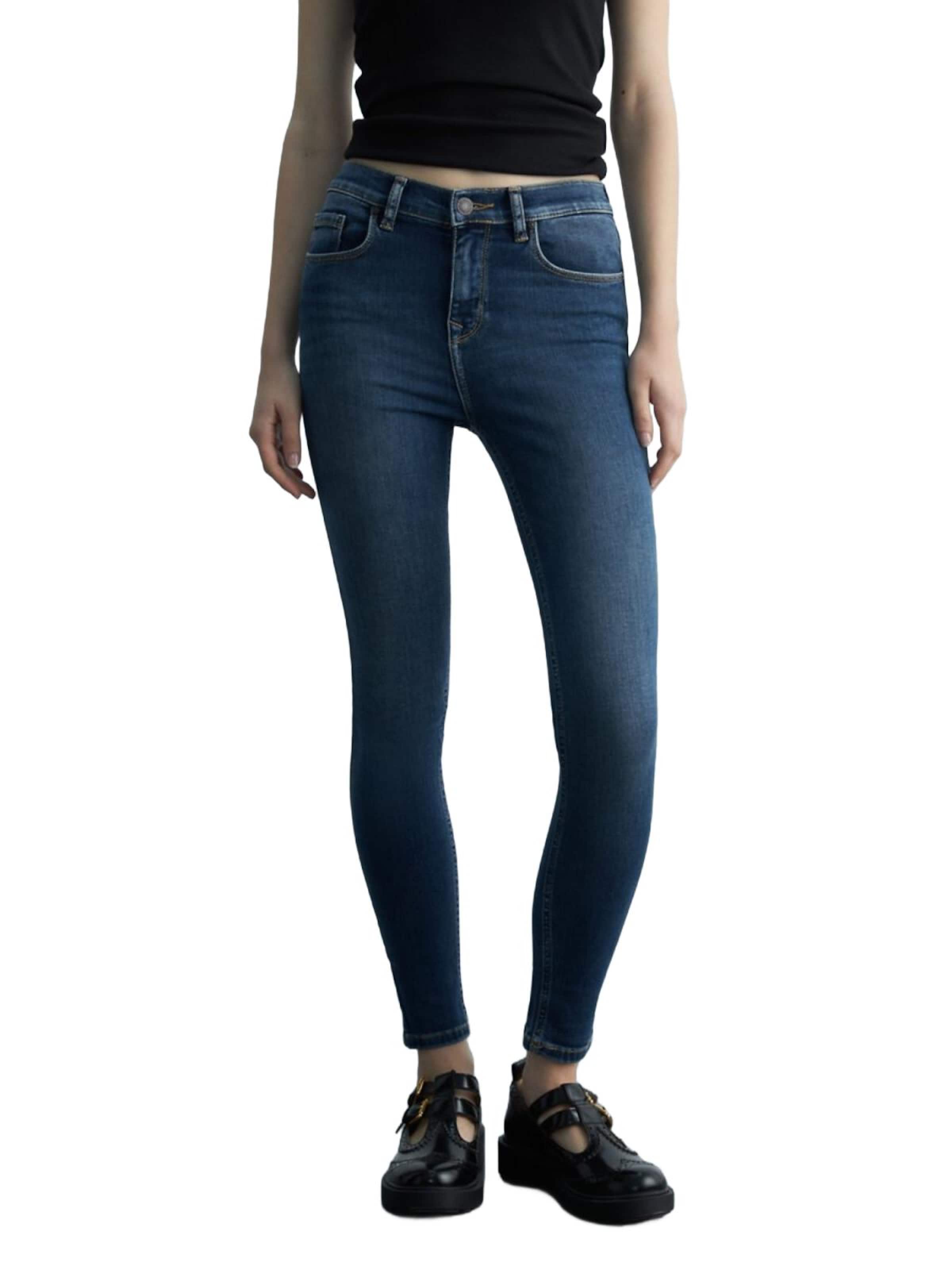 LTB Jeans Skinny Jeans 'LTB Jeans Tanya X Skinny Leg Mid Waist Jeanshose' in Blue