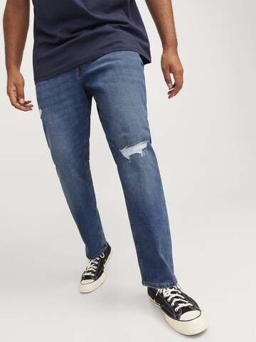 Coupe slim Jean 'JJIGLENN JJORIGINAL' Jack & Jones Plus en bleu