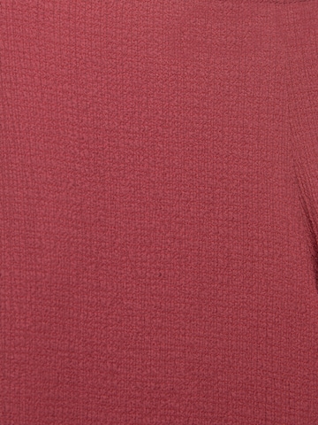 évasé Pantalon Pull&Bear en rouge