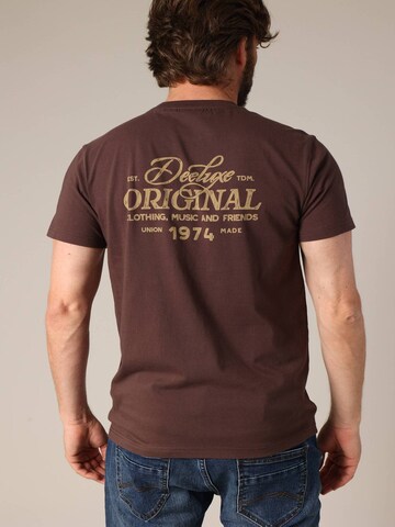 T-Shirt 'NATEDO' Deeluxe en marron