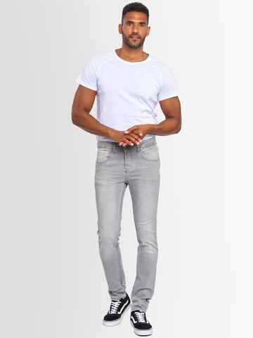 Alessandro Salvarini Slimfit Jeans 'AS170-AS174' in Grau