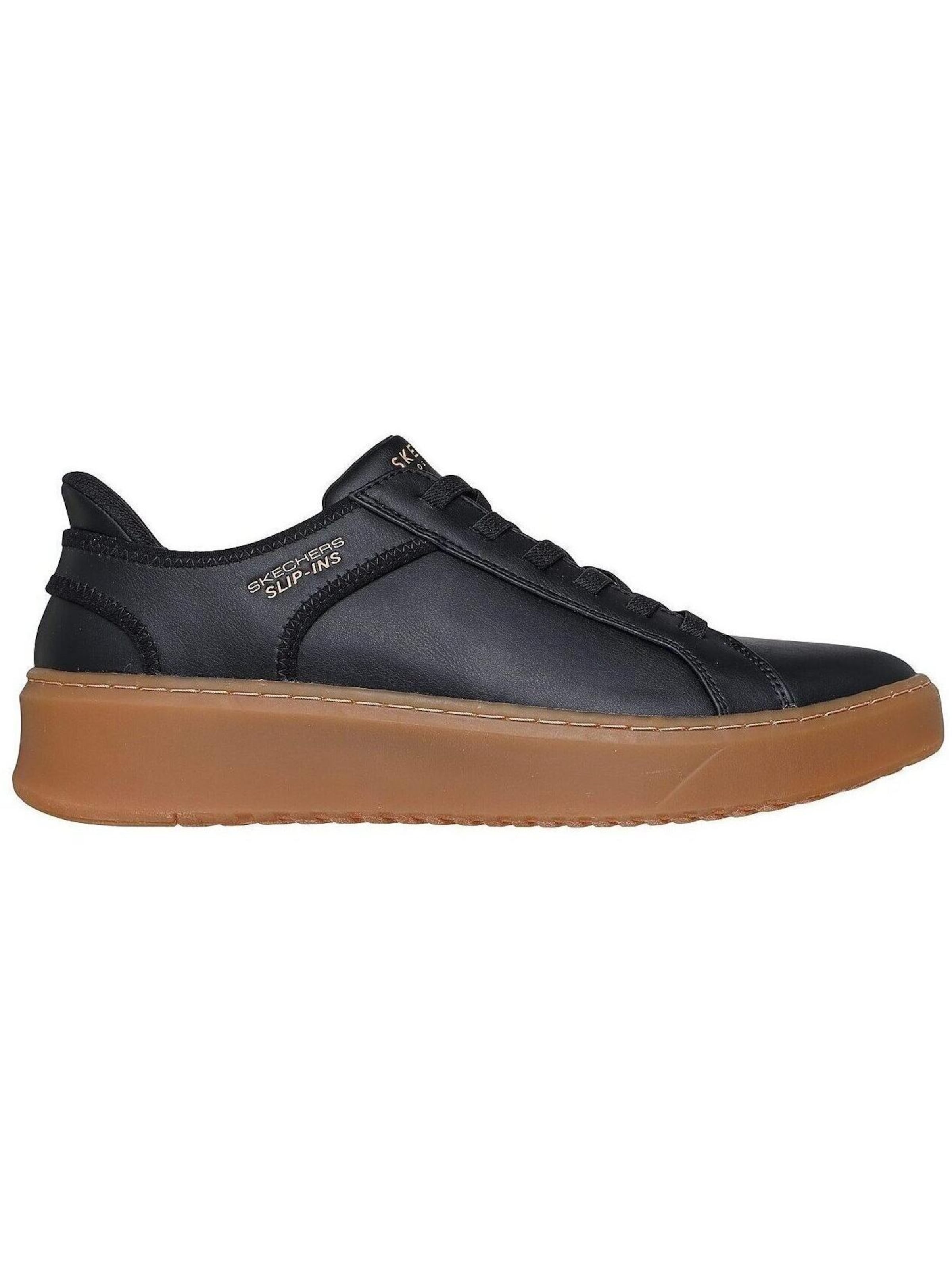 SKECHERS Sportschoen 'Skechers Court Break - Double' in Zwart