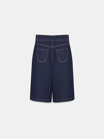 Dilvin Wide leg Pants in Blue