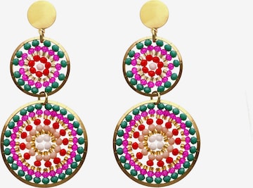 IZIA - Brincos em ouro: frente