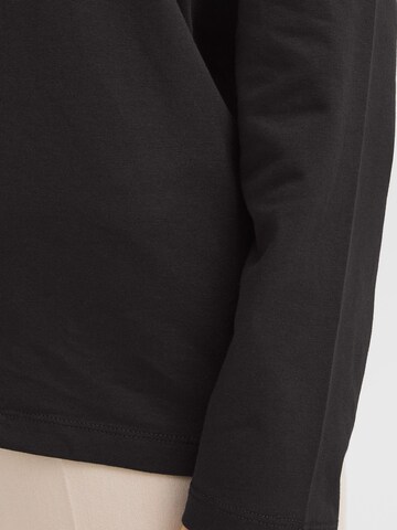 Fransa Shirt ' FRZASHOULDER TEE 5 ' in Zwart