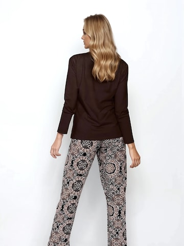 Momenti Per Me Pyjama 'Boho Cafe'‌‌‌‌‌‌ in Braun