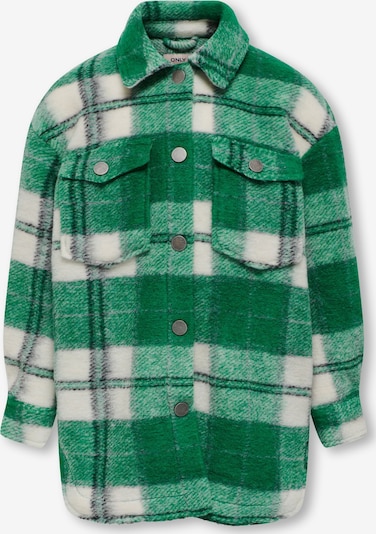 KIDS ONLY Prijelazna jakna 'New Andrea' u ecru/prljavo bijela / zelena, Pregled proizvoda