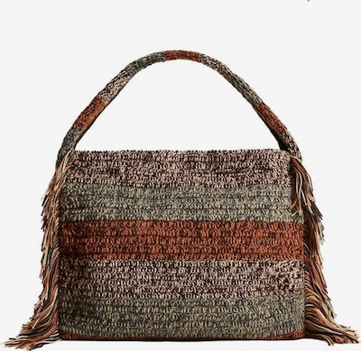 MANGO Shopper 'G-- Fleca' in de kleur Beige gemêleerd / Bruin gemêleerd / Bordeaux, Productweergave