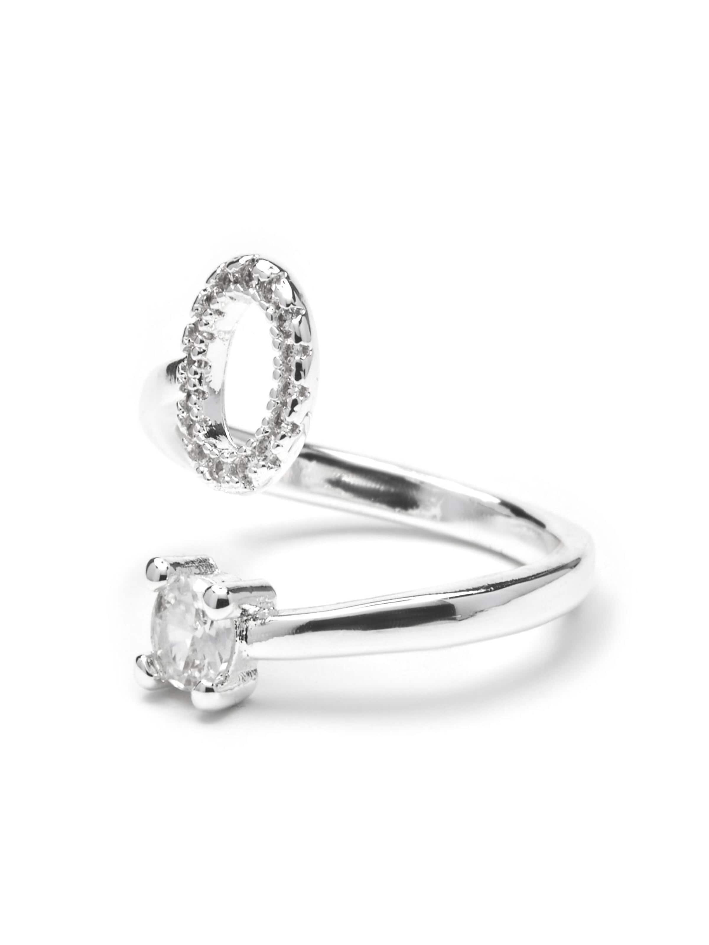Bague 'Alphabet O' Luxenter en argent