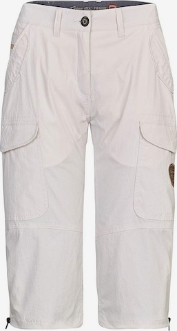 G.I.G.A. DX by killtec Regular Outdoor Pants 'Ivona' in White: front