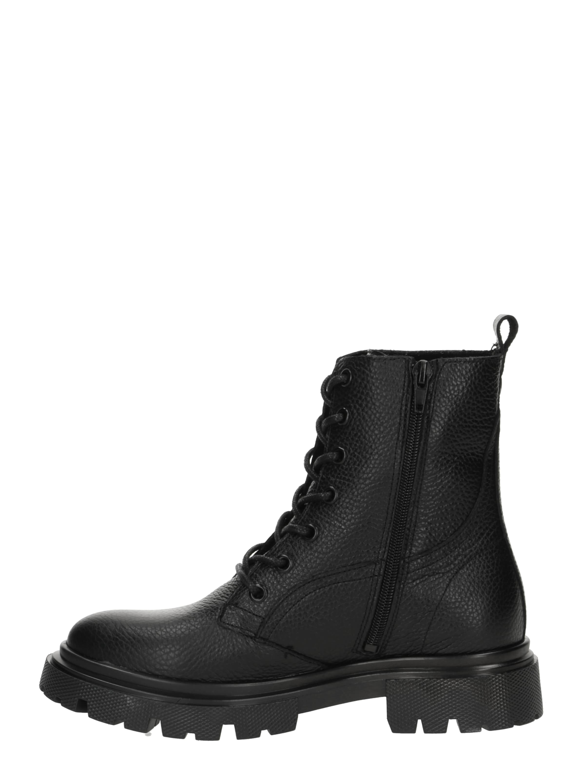 STEVE MADDEN Ботинки на шнуровке 'Rhonda' в Черный: сбоку