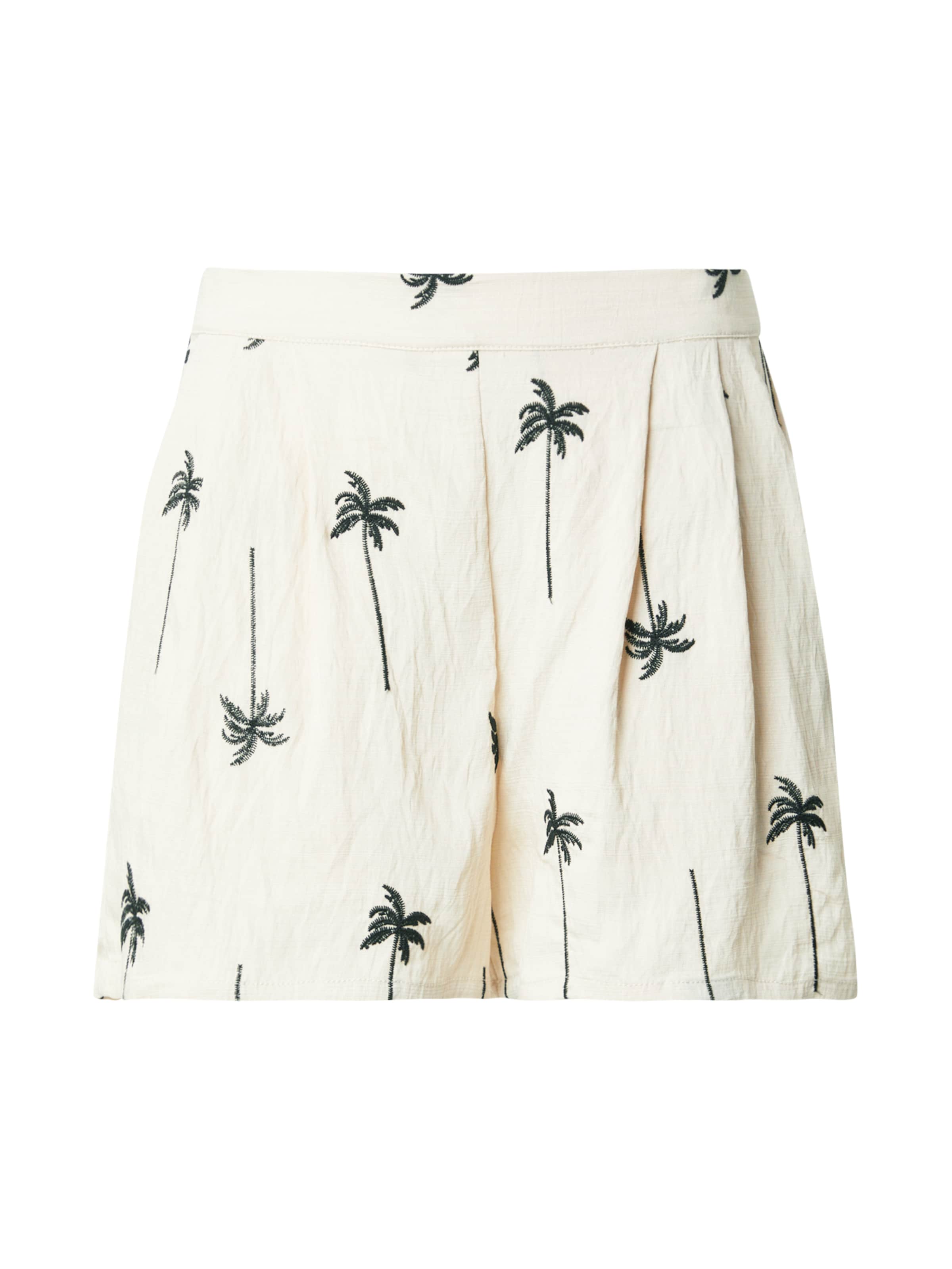 Noisy may Regular Pleat-Front Pants 'NMPALMA' in Beige: front