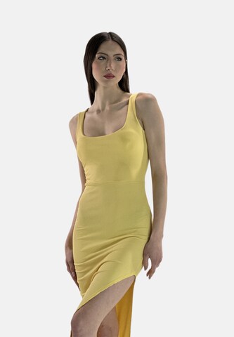 Robe Elara en jaune