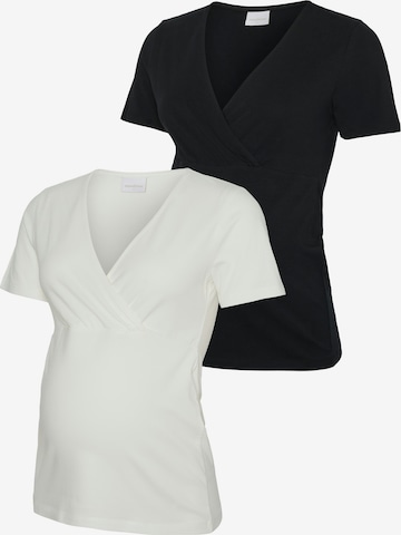 MAMALICIOUSMajica 'MLKERRIE TESS' - crna boja: prednji dio