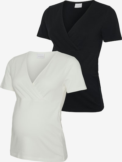 Marškinėliai 'MLKERRIE TESS' iš MAMALICIOUS, spalva – juoda / balta, Prekių apžvalga