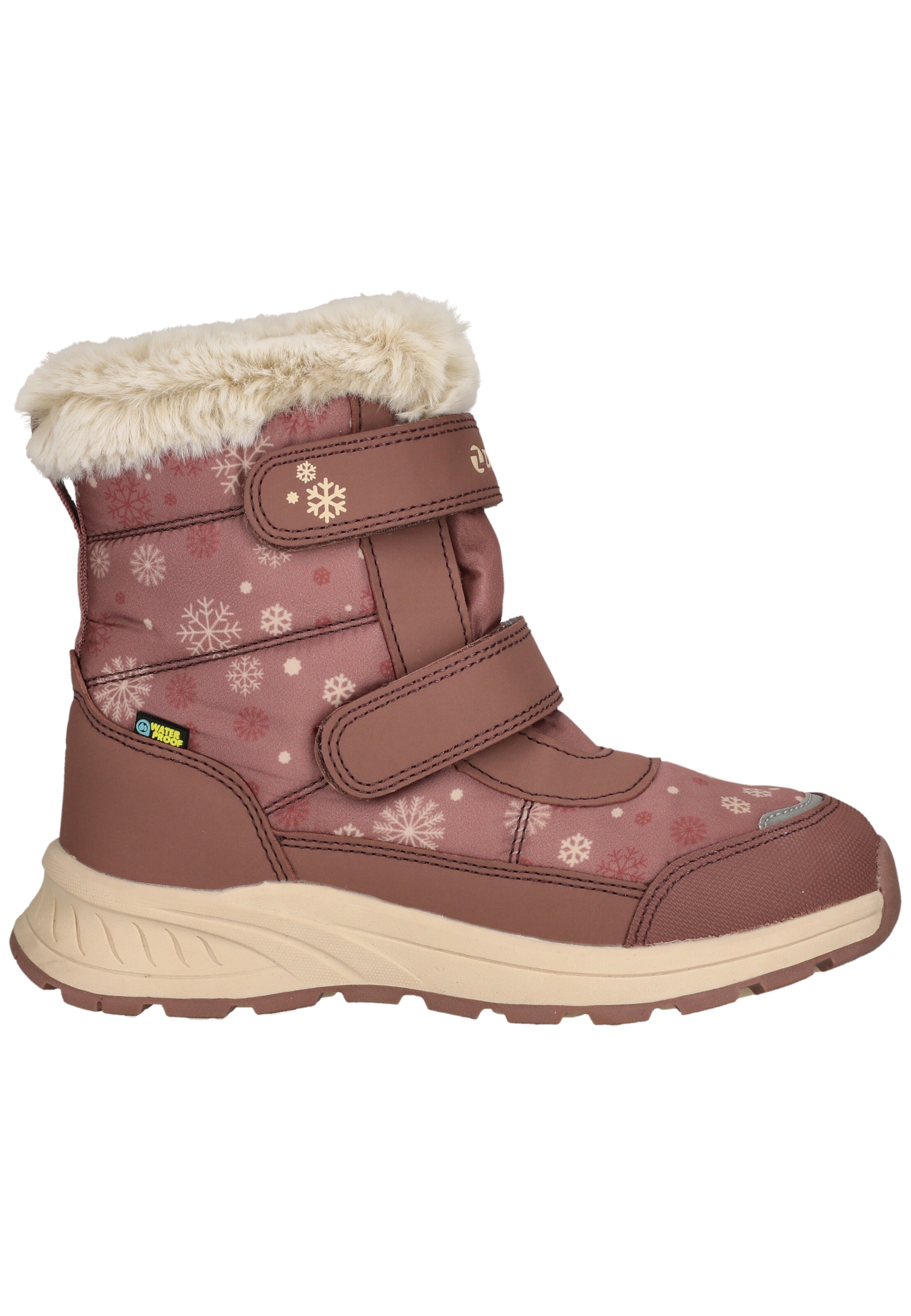 ZigZag Snow Boots in Pink
