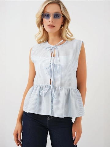 Camicia da donna di Bigdart in blu: frontale