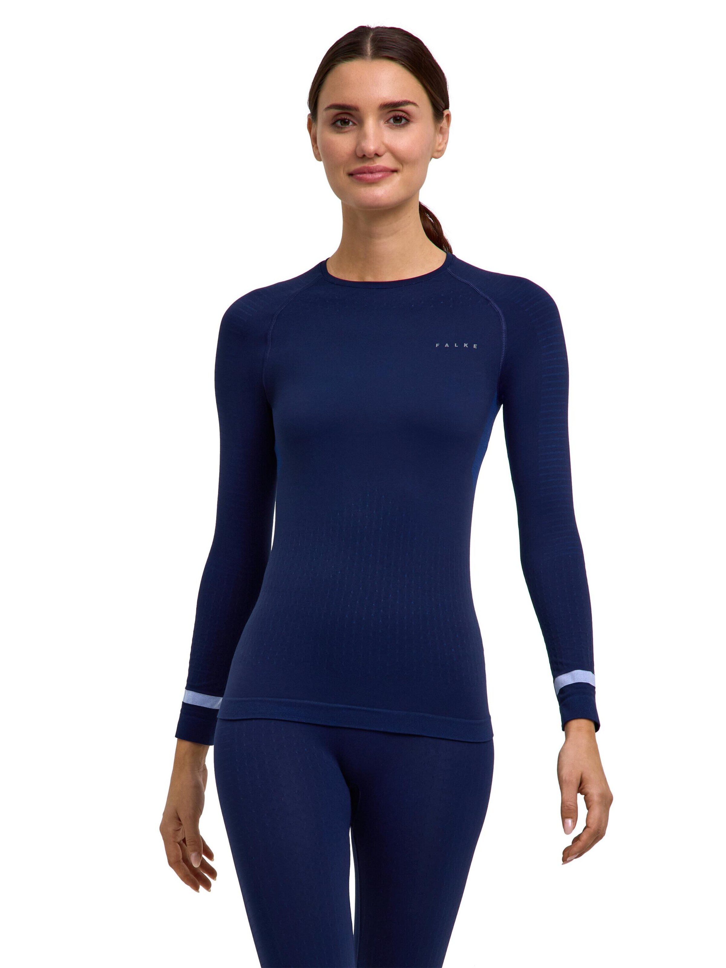 FALKE Base Layer in Blue: front