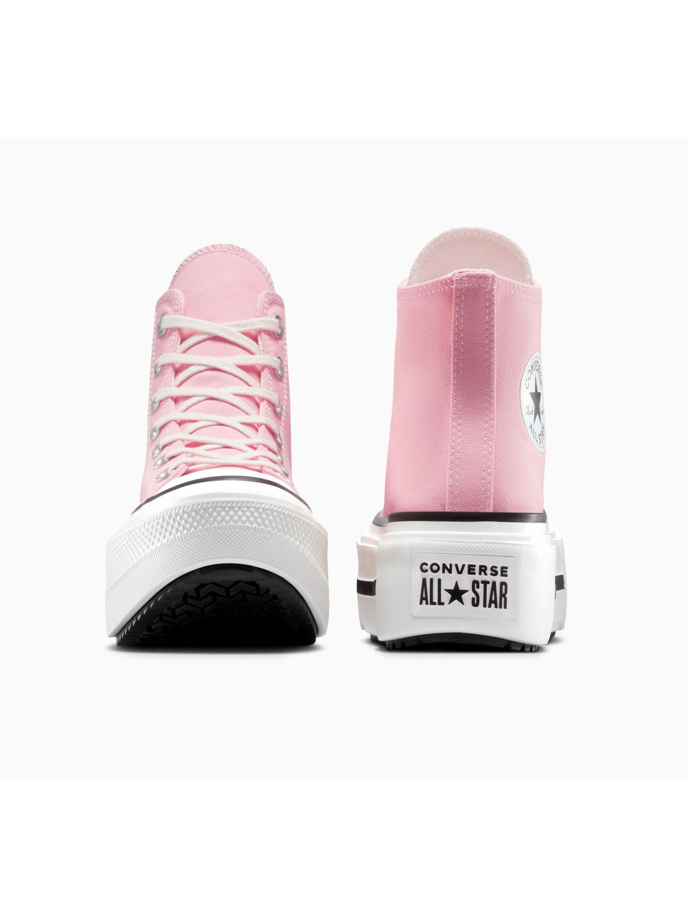 Baskets hautes 'CTAS LIFT DOUBLE STACK HI' CONVERSE en rose
