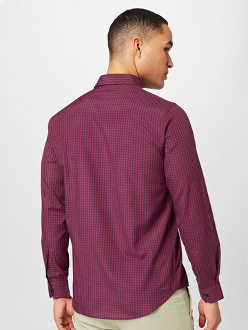 BURTON MENSWEAR LONDON Regular fit Button Up Shirt in Purple