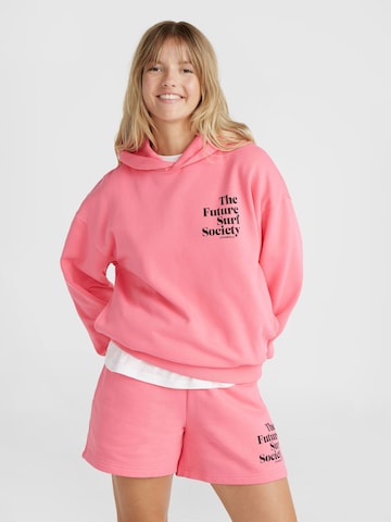 O'NEILL Athletic Sweatshirt 'Future Surf Society' in Pink: front