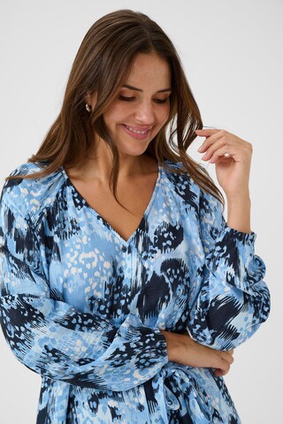 Robe KAFFE CURVE en bleu