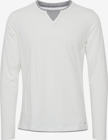 BLEND Shirt 'LEONAS' in Wit: voorkant