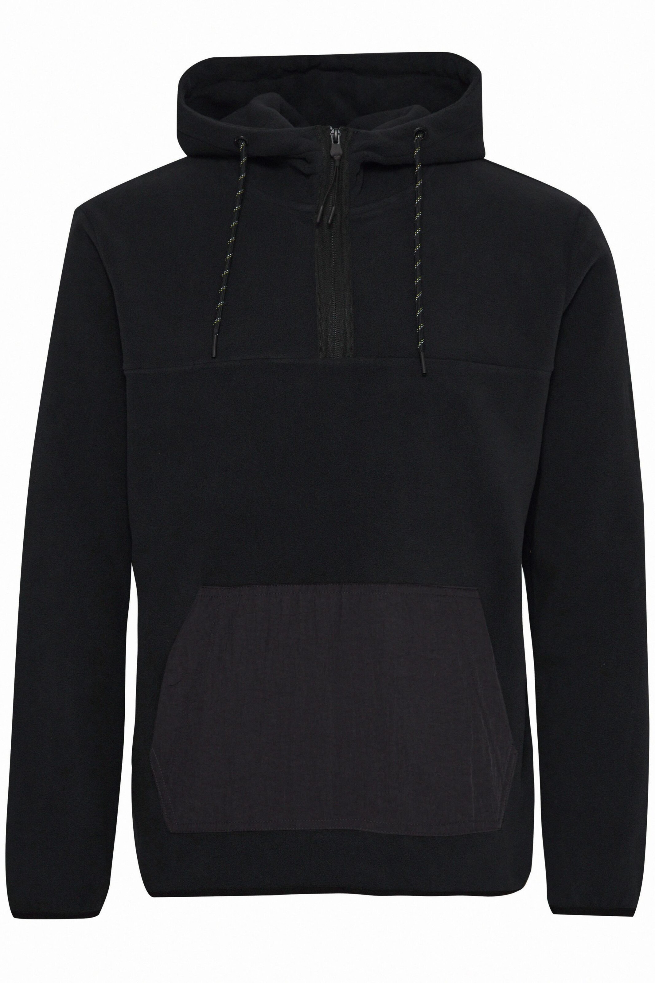 INDICODE JEANS Sweat jacket in Black: front