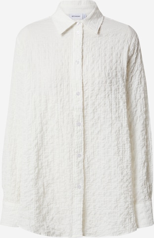 WEEKDAY Blouse in White: front