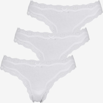 LASCANA Thong in White: front